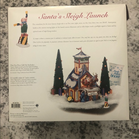 🎄COPY.🎄Department 56  Santa’s Sleigh Launch - Picture 5 of 5